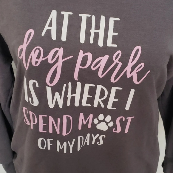 Instant Message Grey Graphic Dog Sweater - Picture 4 of 14